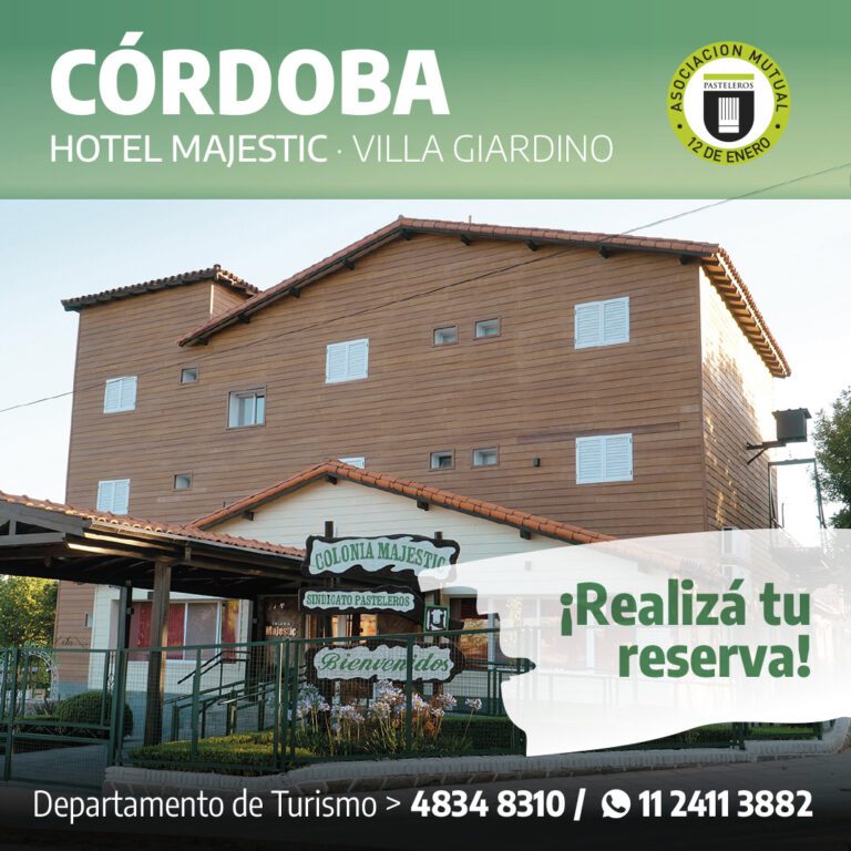 DISFRUTA DE TUS VACACIONES EN NUESTRO HOTEL SINDICAL DE CORDOBA