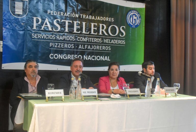 Con un contundente respaldo nacional Luis Hlebowicz continua al frente de la Federación de Pasteleros