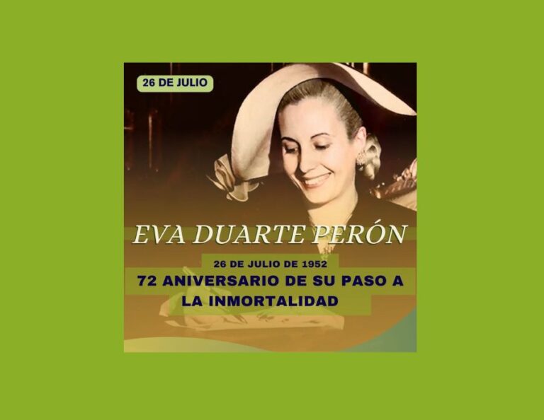 72° Aniversario del paso a la inmortalidad de Evita